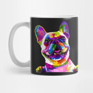 Rainbow French Bulldog Art Mug